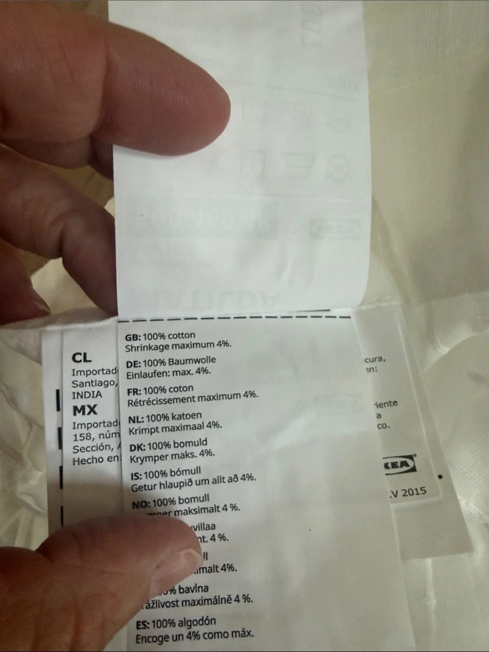 IKEA Matilda Sheer White Curtain Panels - Set of 2 (55” x 118”)